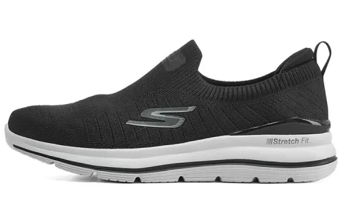 Skechers Breathable Low top Casual Shoes Men's Black Gray