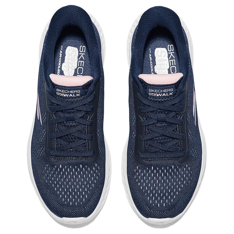 Skechers Women’s GO WALK Fashion Wear resistant And Lightweight Low top Casual Shoes Women’s Marine Blue