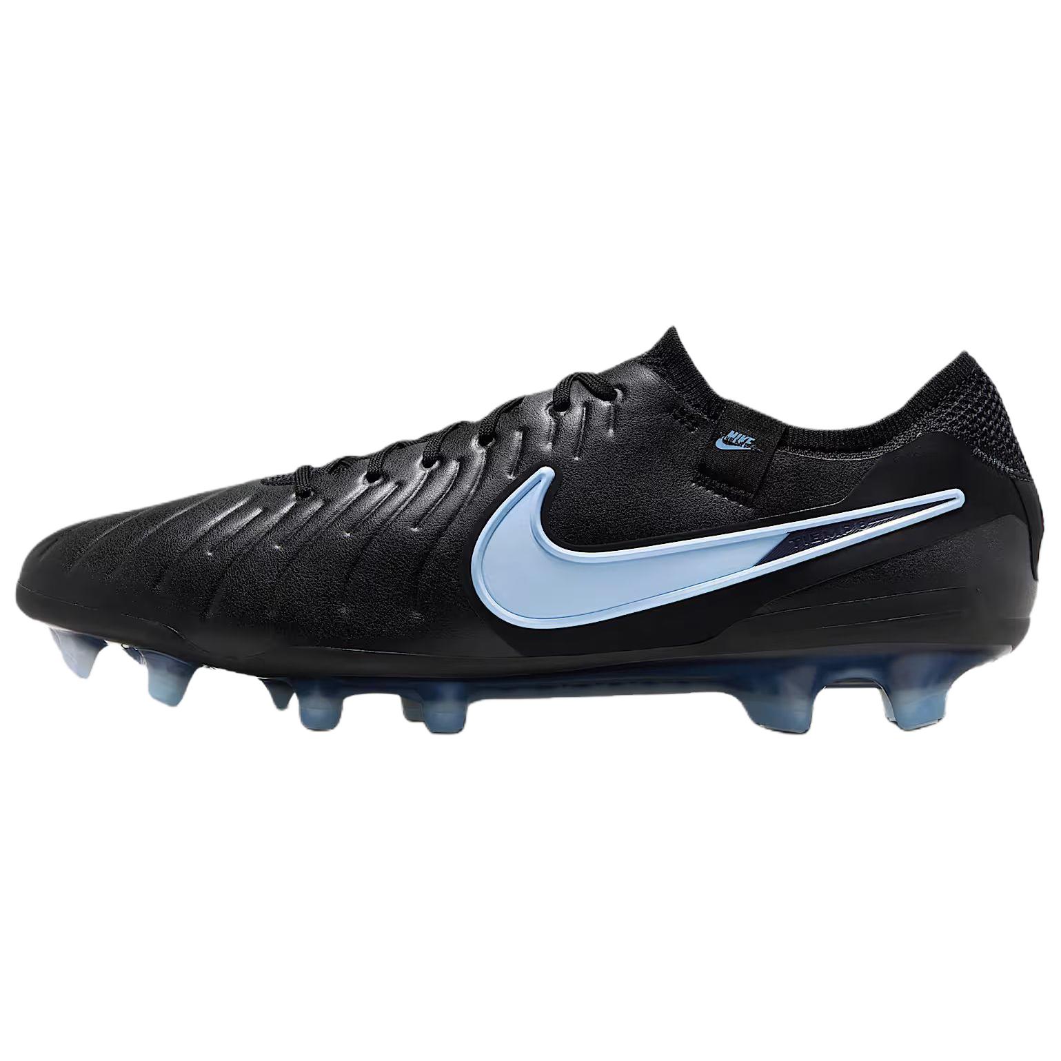 Nike Tiempo Legend 10 Soccer Shoes Unisex Black Blue