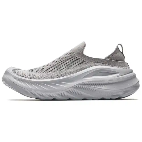Anta Slip Resistant Abrasion Resistant Slip Resistant Abrasion Resistant Low top Casual Shoes Men's Gray