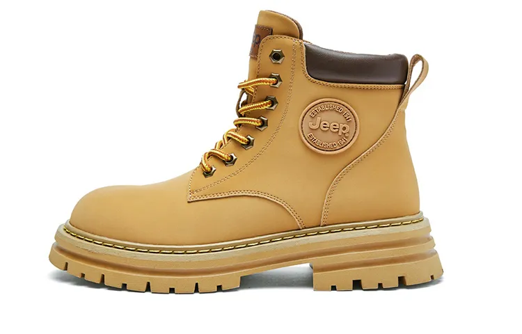 Jeep Short Combat Boots Women's Earth Yellow