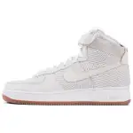 Nike Air Force 1 Premium Slip Resistant Abrasion Resistant Mid top Casual Shoes Men's Ecru