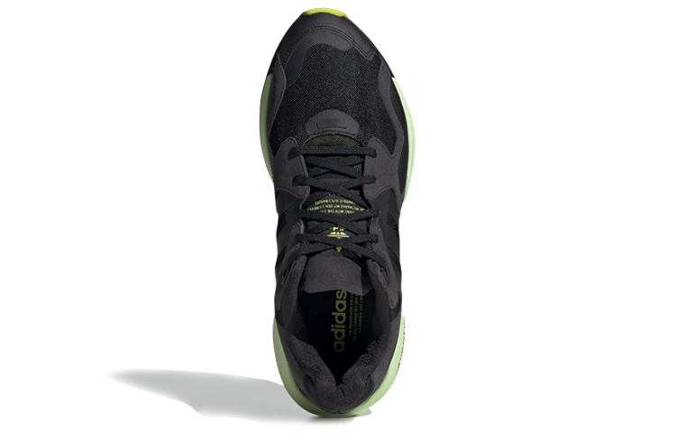 Кроссовки adidas originals ZX Alkyne (черно-зеленые) — Чёрный / зелёный — фото 4