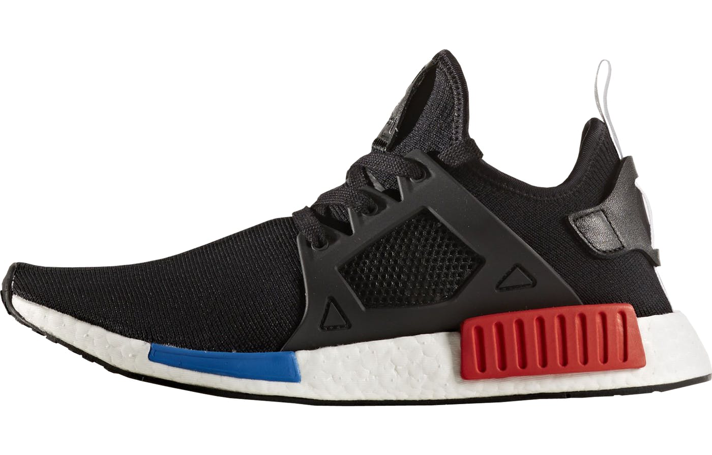 Кроссовки adidas adidas originals NMD XR1 OG Black (черно-бело-красно-синие)