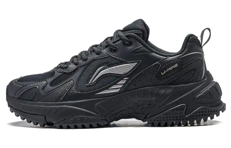 Li Ning QIXING 2.0 Abrasion Resistant Breathable Low top Casual Shoes Women's Black