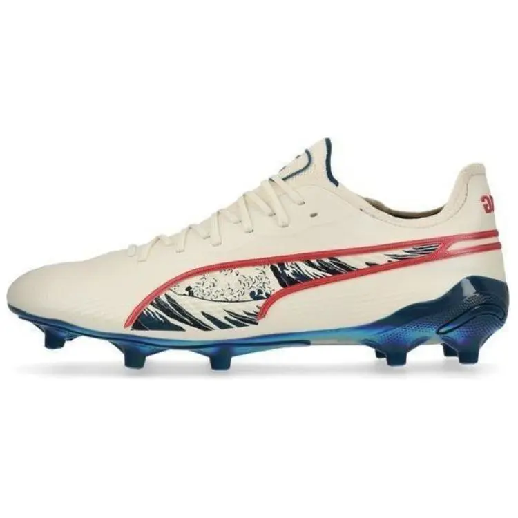 PUMA X Unisport King Ultimate Fg 'Cream White Red'