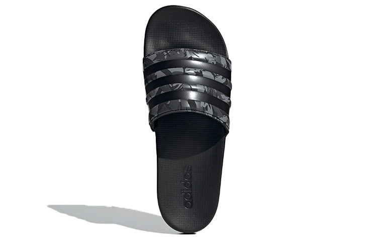 Шлепанцы adidas Adilette Comfort Slides (черно-серые) — фото 5