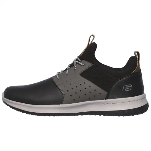 Skechers Low top Casual Shoes Men's Black Gray