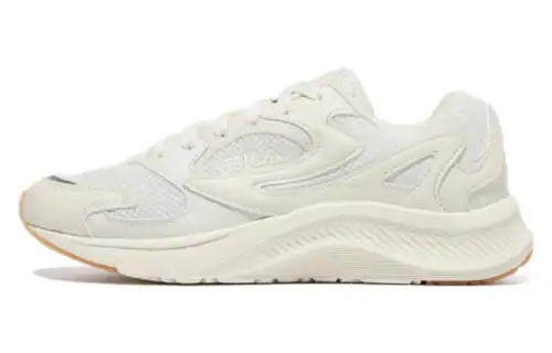 FILA Wavelet OG Light Low top Sports Casual Shoes Unisex Beige Yellow Korean Style