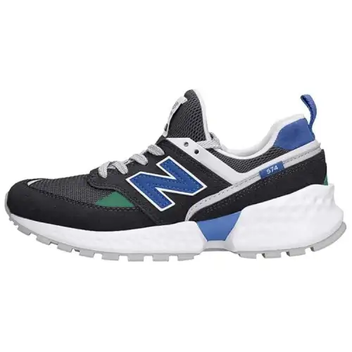 New Balance 574S Black White Blue