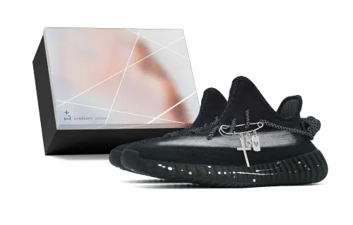 Adidas Originals Yeezy Boost 350 V2 Low top Casual Shoes Unisex Black