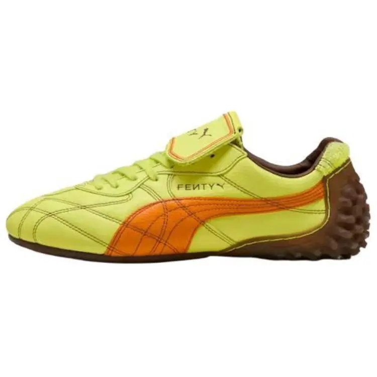 PUMA x FENTY Avanti LS Soft And Comfortable Low top Casual Shoes Women's Yellow