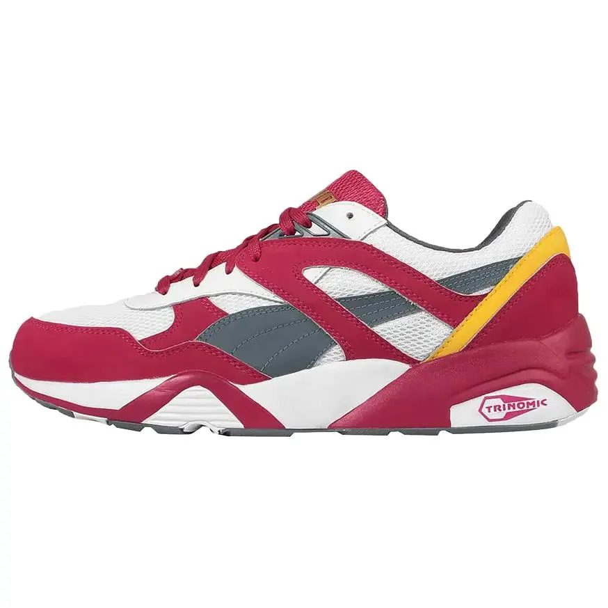 PUMA R698 Abrasion Resistant Low top Casual Shoes Unisex Red