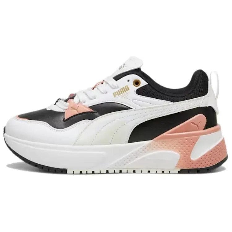 PUMA R78 Low top Casual Shoes Women's Black White Pink