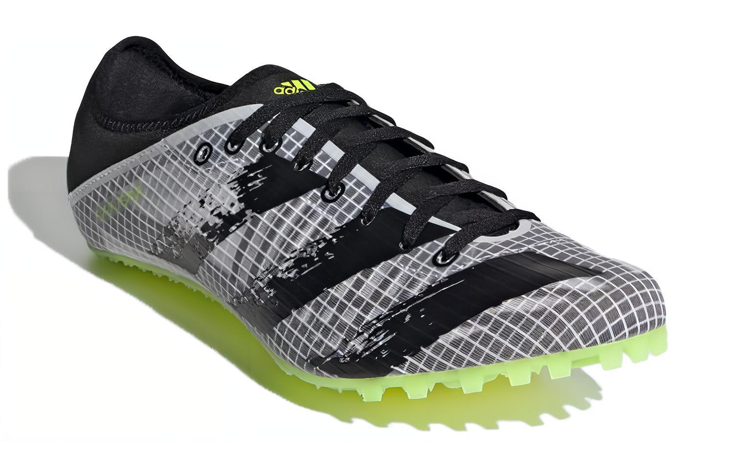 Кроссовки adidas Sprintstar Spikes SG (черно-зеленые) — фото 3