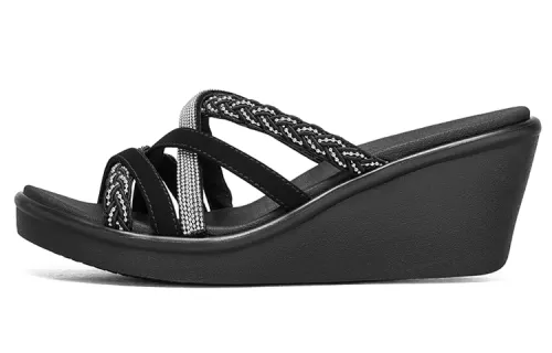 Skechers Skecher Rumble On Dreamy Days Sandal Black Women's