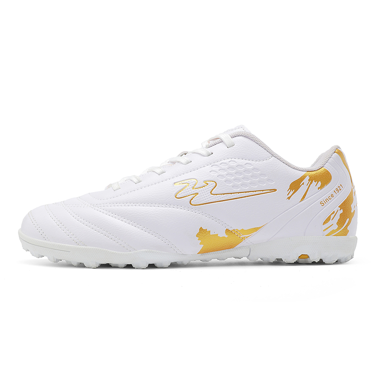 Binary TF Rubber Broken Studs Soccer Shoes Unisex White