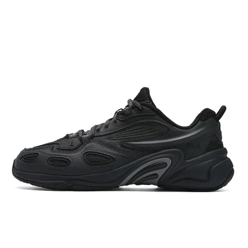 FILA Support Lightweight Low top Casual Shoes Women's Shadow Black Gray