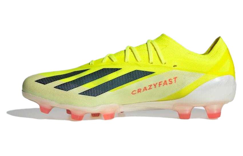 Adidas X Crazyfast.1 AG Artificial Ground HG Hard Ground Cushioning, Wear Resistant Soccer Shoes Unisex Yellow