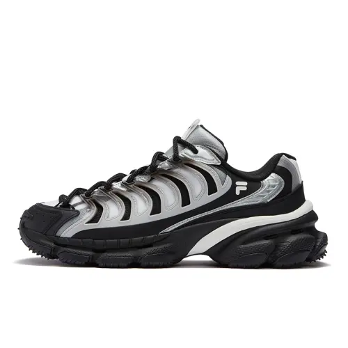 FILA FUSION BRACKET Starship Shoes Low top Casual Shoes Men's Black White