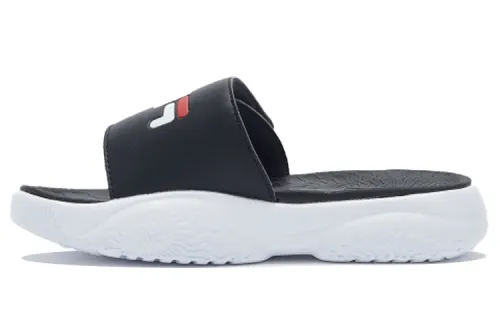 FILA Taper Slide Slippers Unisex White/Black