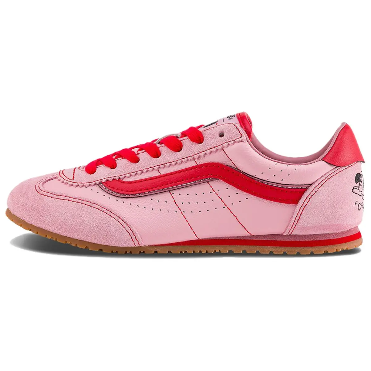 Vans x RIROO Super Lowpro Low top Casual Shoes Unisex Pink
