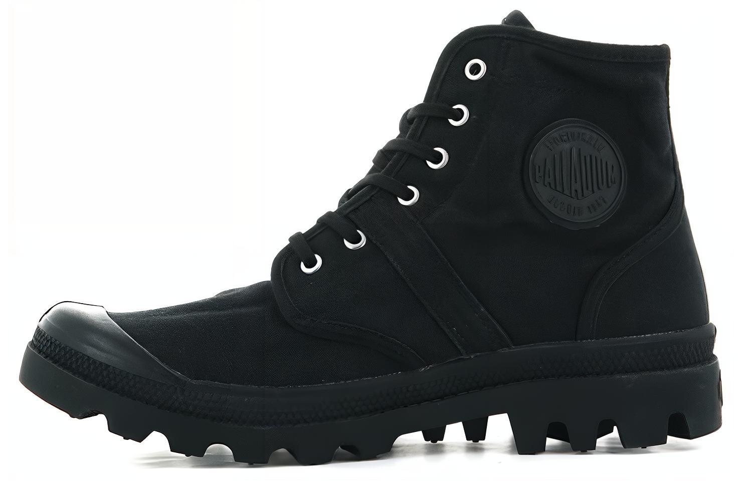 Palladium Pallabrousse Short Combat Boots Unisex Black