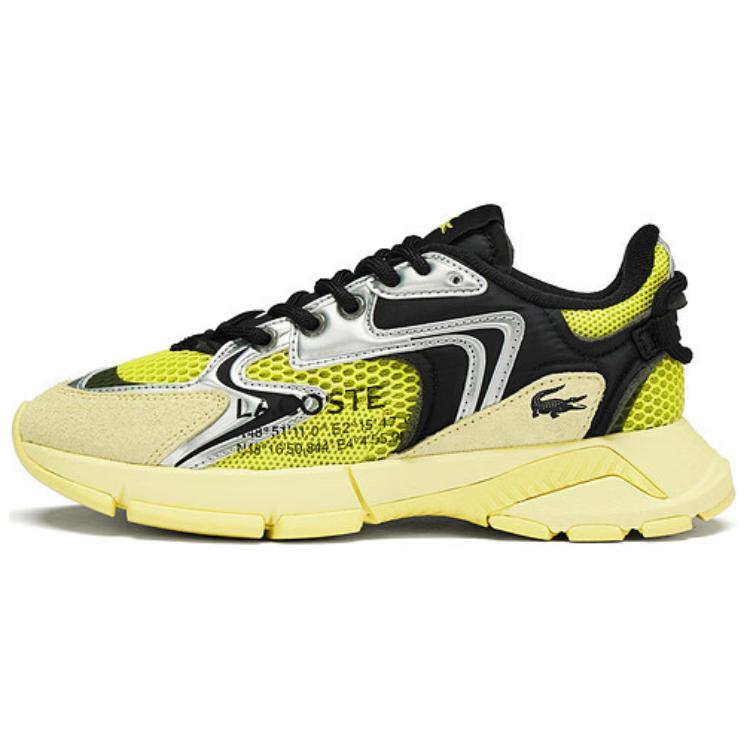 LACOSTE L003 Neo Low top Casual Shoes Women's Yellow Black