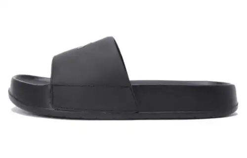 DESCENTE Slip Resistant Slide Slippers Unisex Black