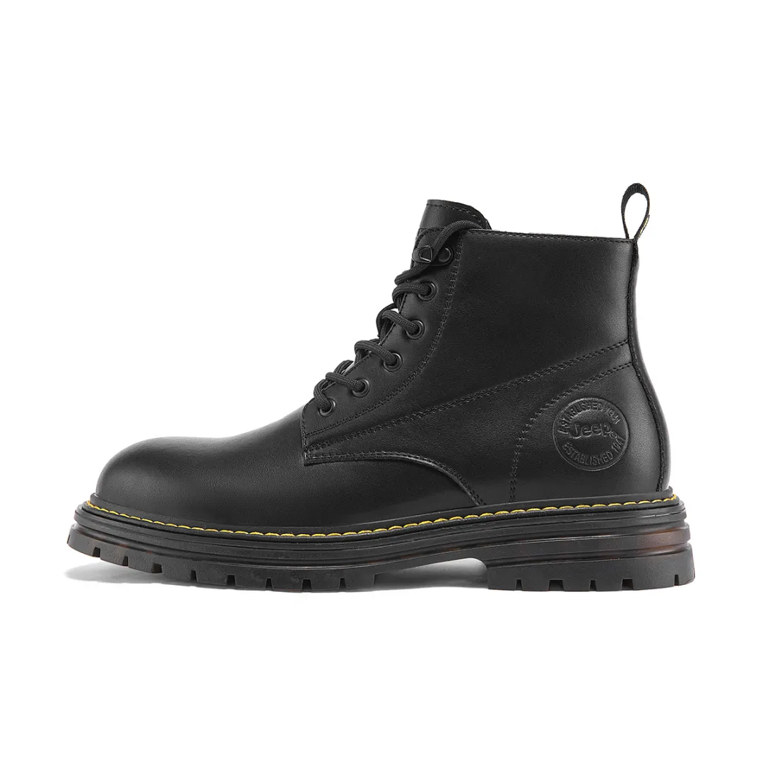 Jeep Crew Combat Boots Men's Black