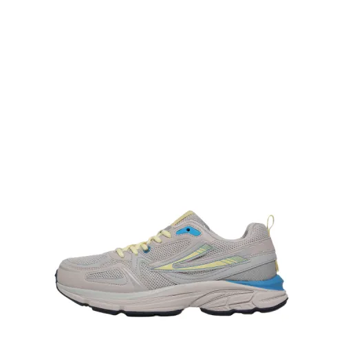 FILA Fronto Comfortable Abrasion Resistant Low top Sports Casual Shoes Unisex Gray Blue Korean Style