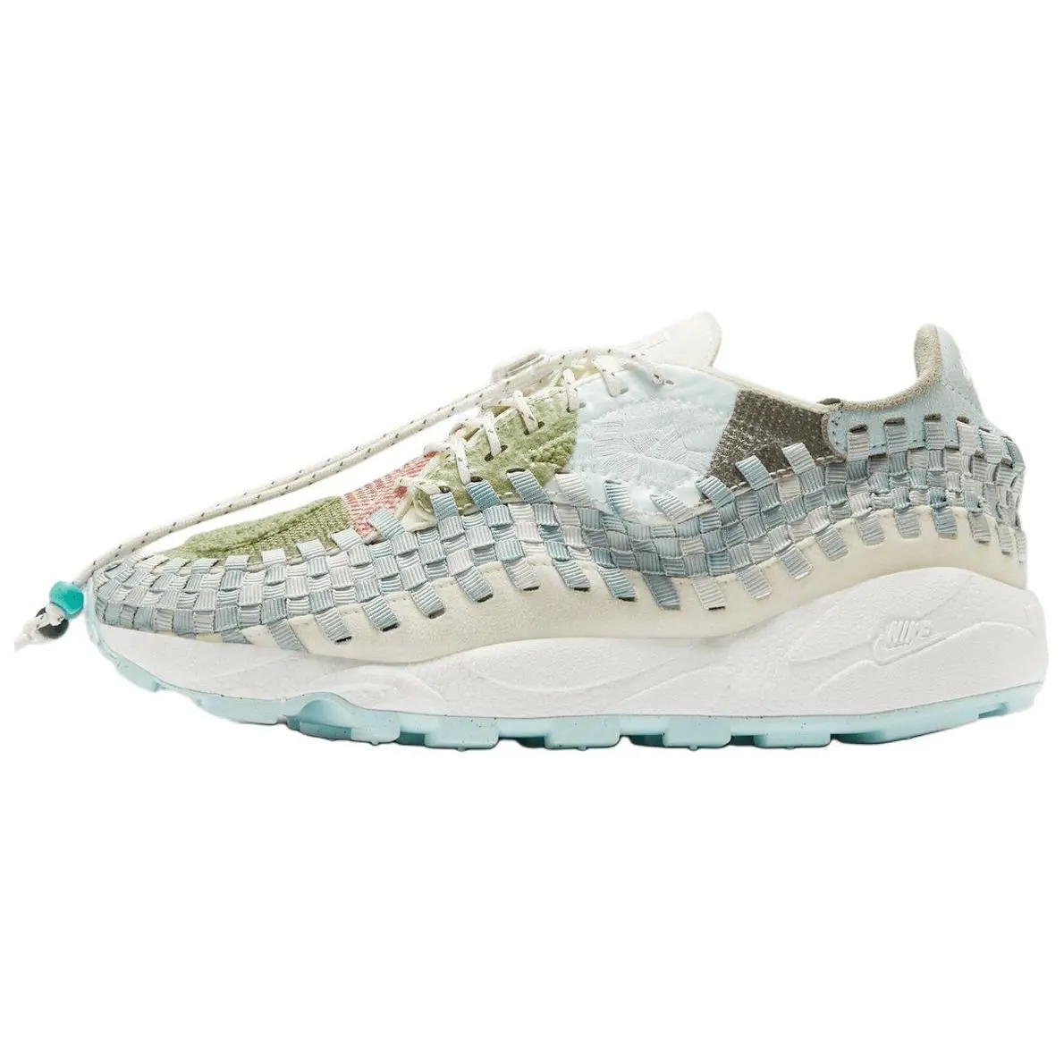 Nike Air Footscape Slip Resistant Abrasion Resistant Low top Casual Shoes Women's White