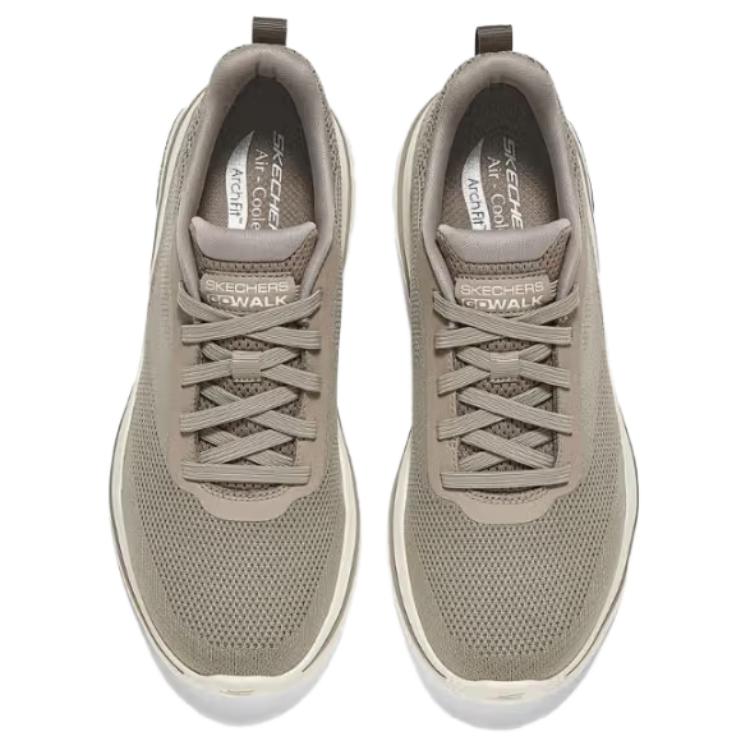 Skechers MEN’S GO WALK Wear resistant And Lightweight Low top Casual Shoes Men’s Taupe