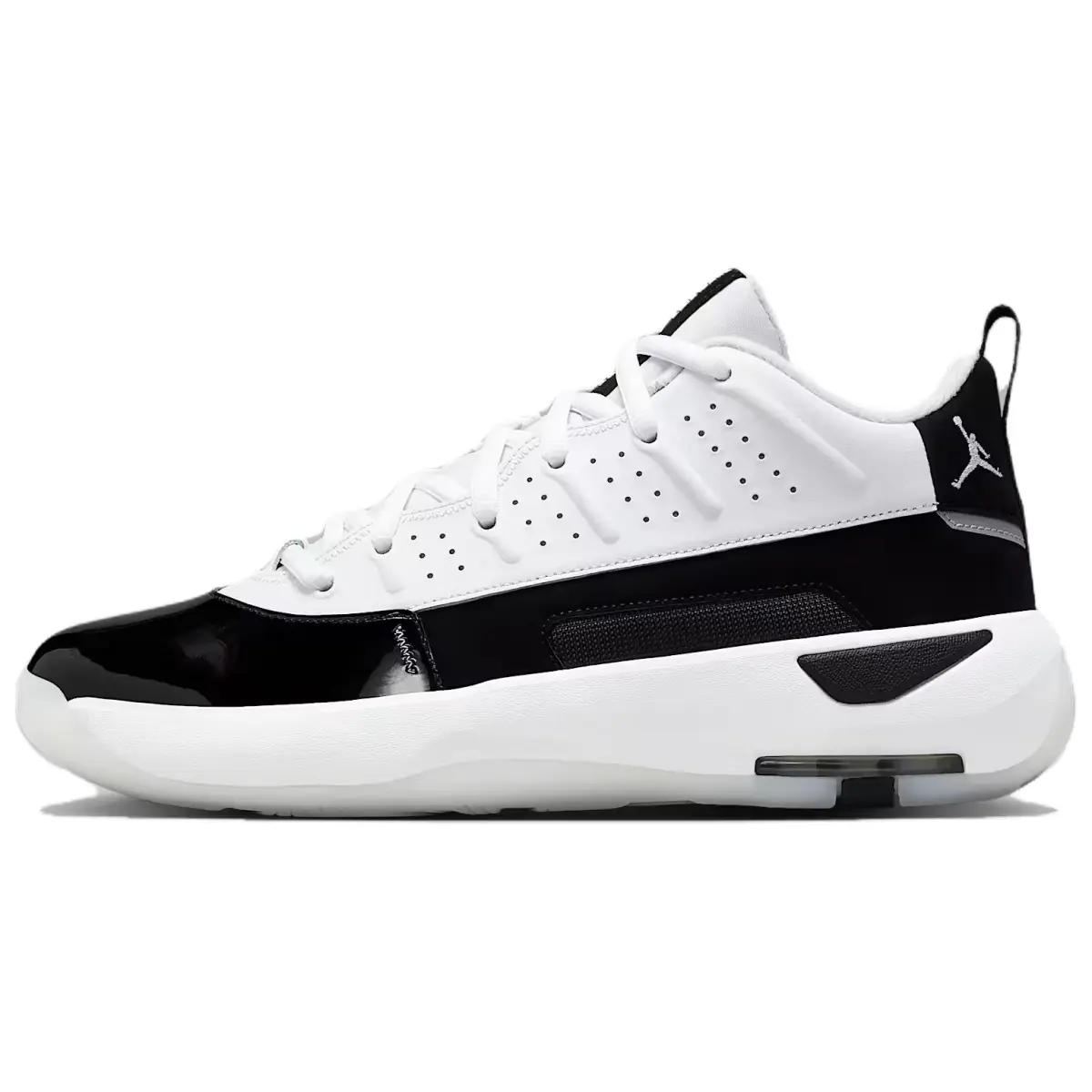 Jordan Max Aura 7 Abrasion Resistant Mid top Casual Shoes Men's White