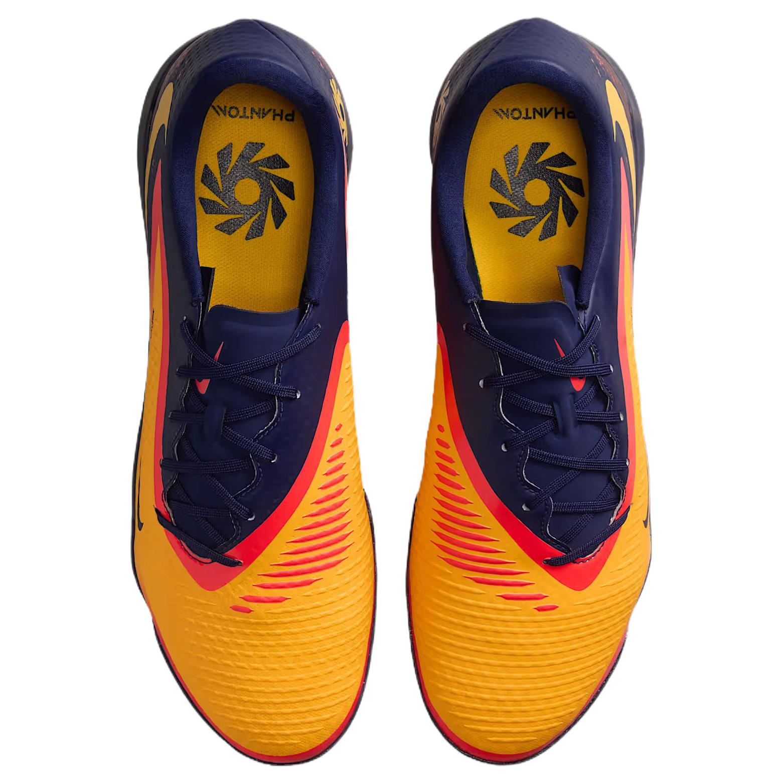 Nike Phantom 6 Soccer Shoes Unisex Orange Blue