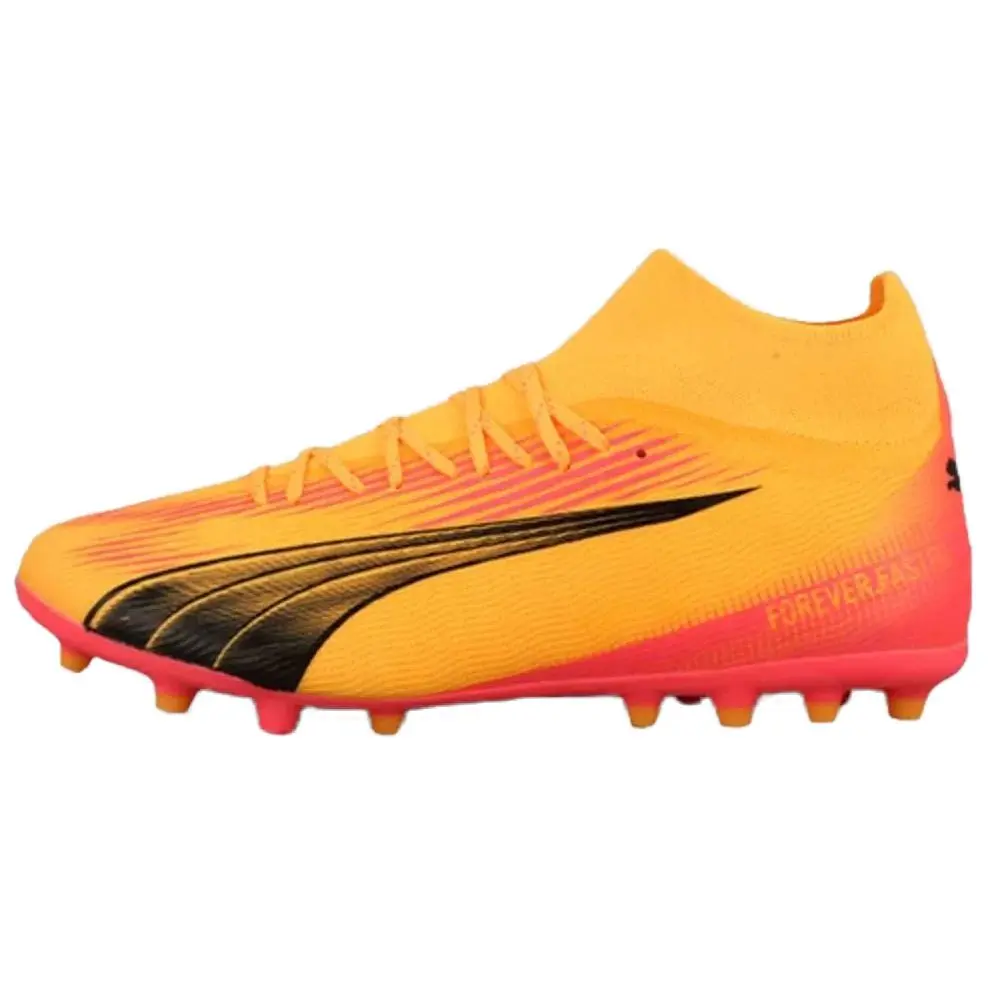 PUMA Ultra Pro MG Multi Ground Soccer Shoes Unisex Orange Red