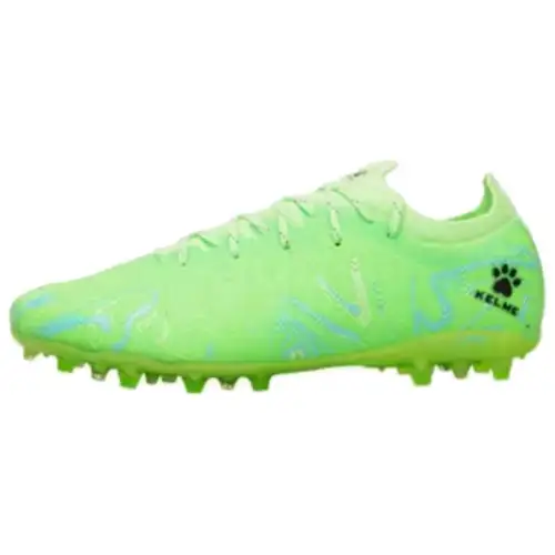 KELME MG Multi Ground Artificial Turf Slip Resistant Abrasion Resistant Soccer Shoes Men's Green