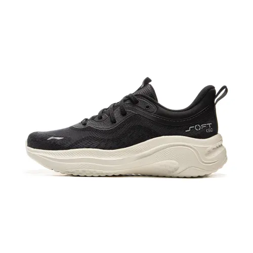 Li Ning SOFT GO 2 WMS Cushioning Slip Resistant Abrasion Resistant Breathable Support Rebound Low top Casual Shoes