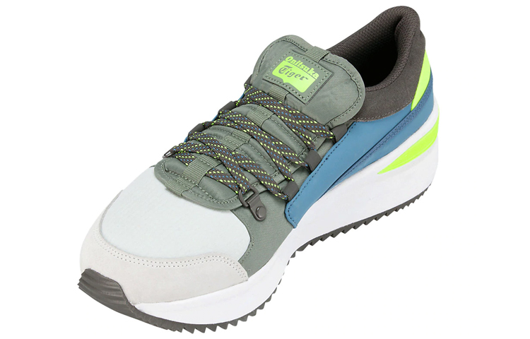 Кроссовки Onitsuka Tiger Empirical LO 2.0 (бело-серо-голубые) — фото 3