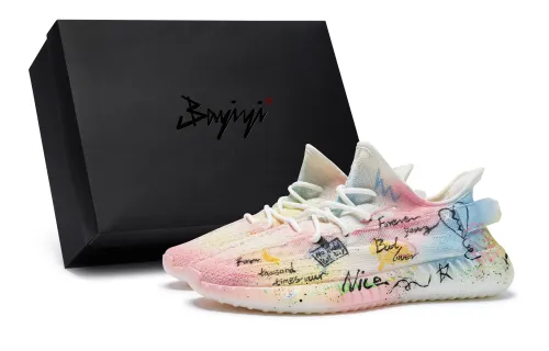 Adidas Originals Yeezy Boost 350 V2 Waterproof And Breathable Moisture Wicking Low top Casual Shoes Unisex