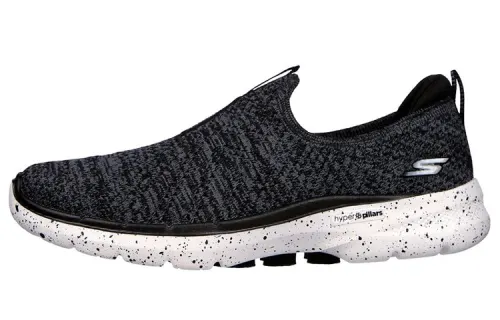 Skechers Go Walk 6 Casual Shoes Women's Low Top Black/White
