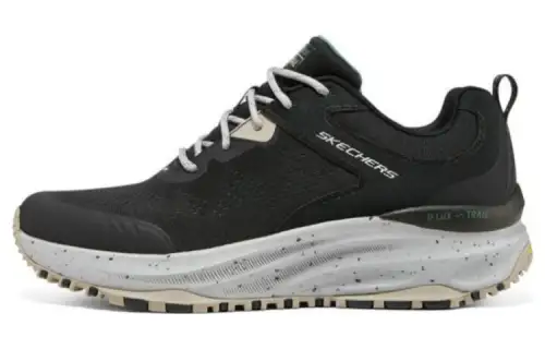 Skechers D'lux Trail Fabric Low top Casual Shoes Men's Black Gray