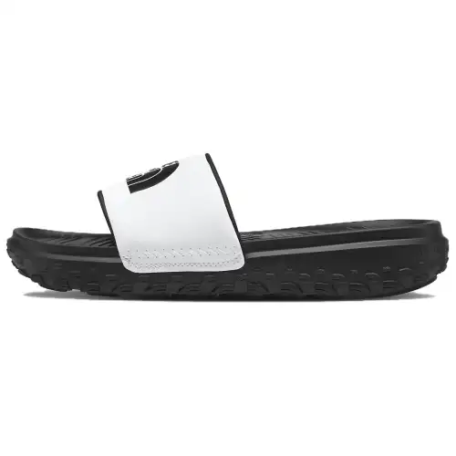 THE NORTH FACE NEVER STOP Slip Resistant Slide Slippers Men's White Black