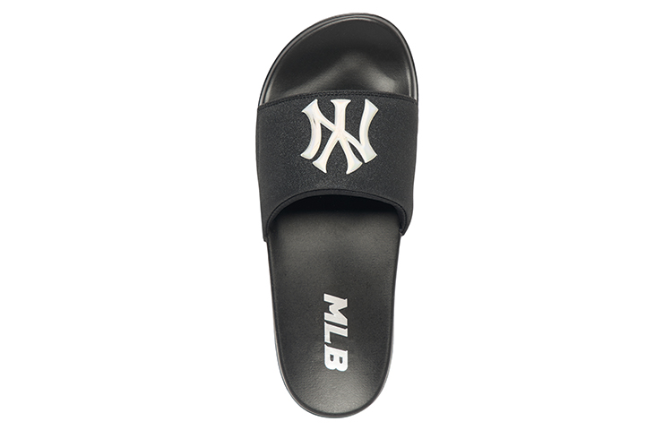 MLB Slipper Slide Slippers Unisex Black White
