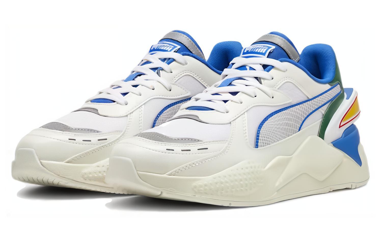 Кроссовки PUMA RS-X (бело-синие) — фото 3