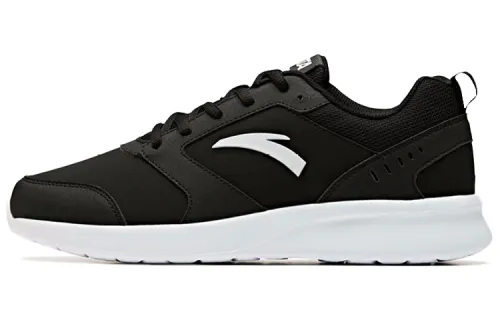 Anta Life Collection Cushioning Anti-Slip And Wear-Resistant Low-Top Sports Casual Shoes Men's Black White