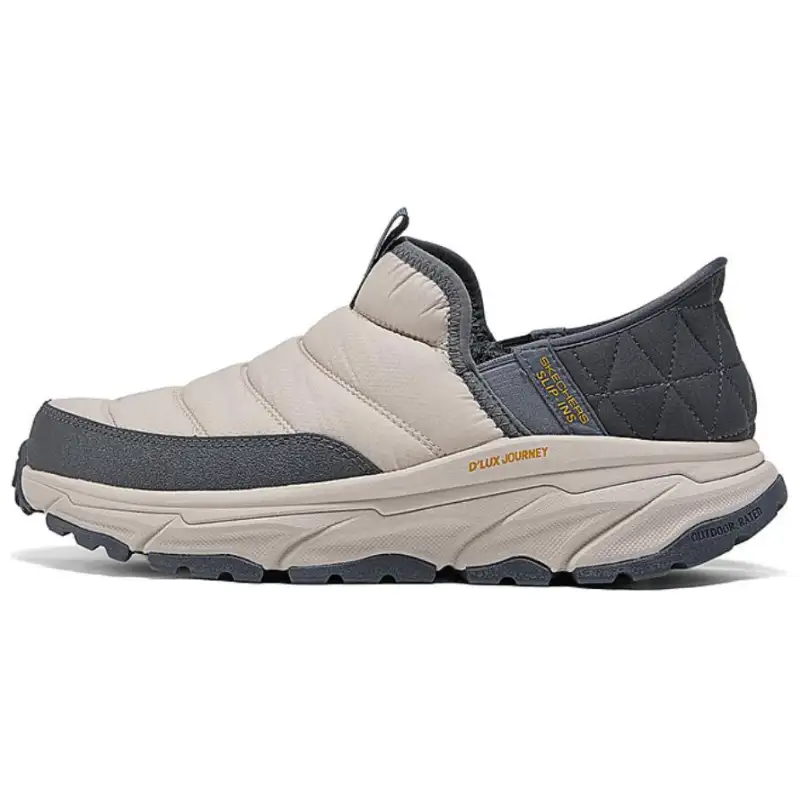 Skechers D'LUX JOURNEY Abrasion Resistant Thermal Low top Casual Shoes Men's Light Beige