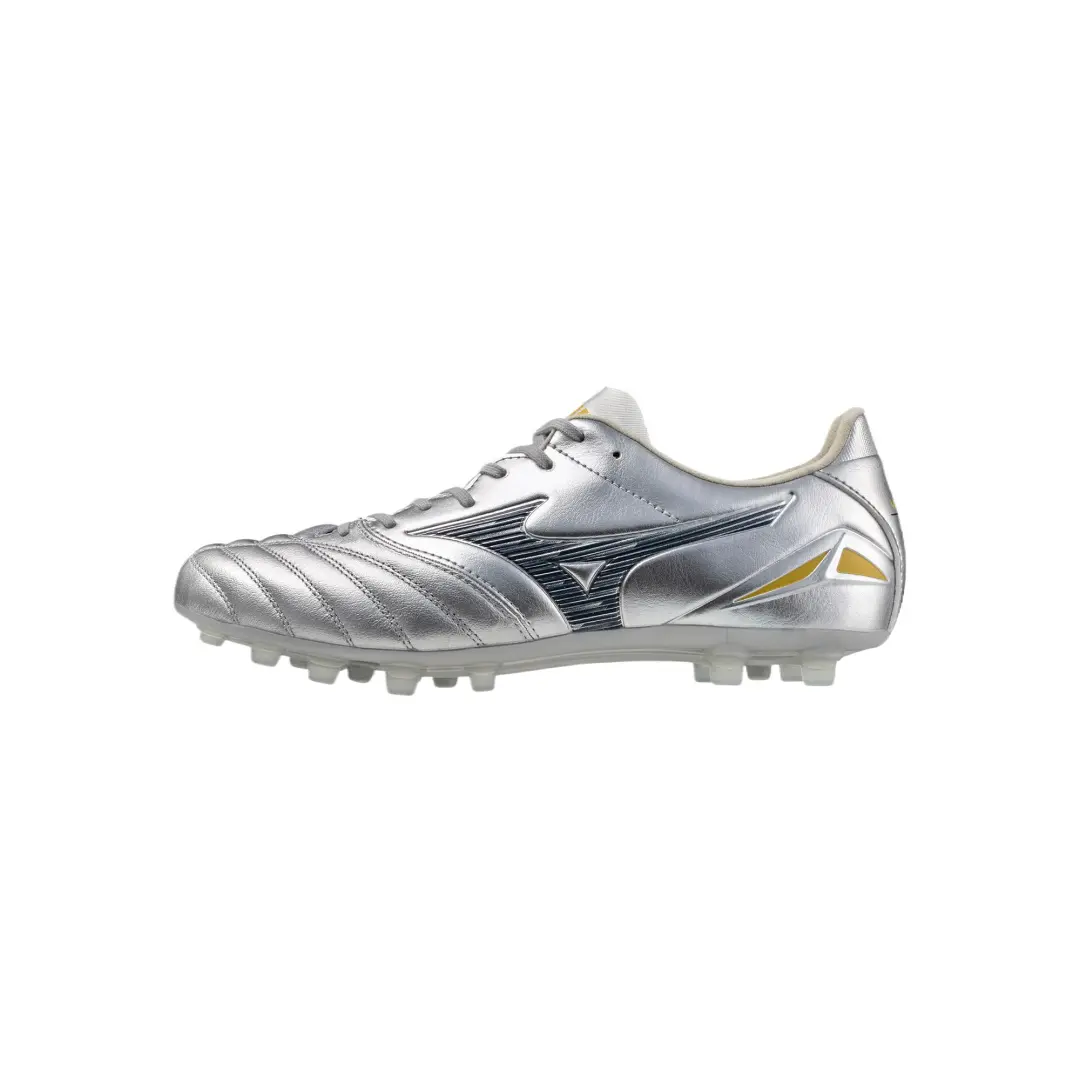 Mizuno Morelia Neo IV Pro Cushioning Slip Resistant Abrasion Resistant Soccer Shoes Unisex Silver