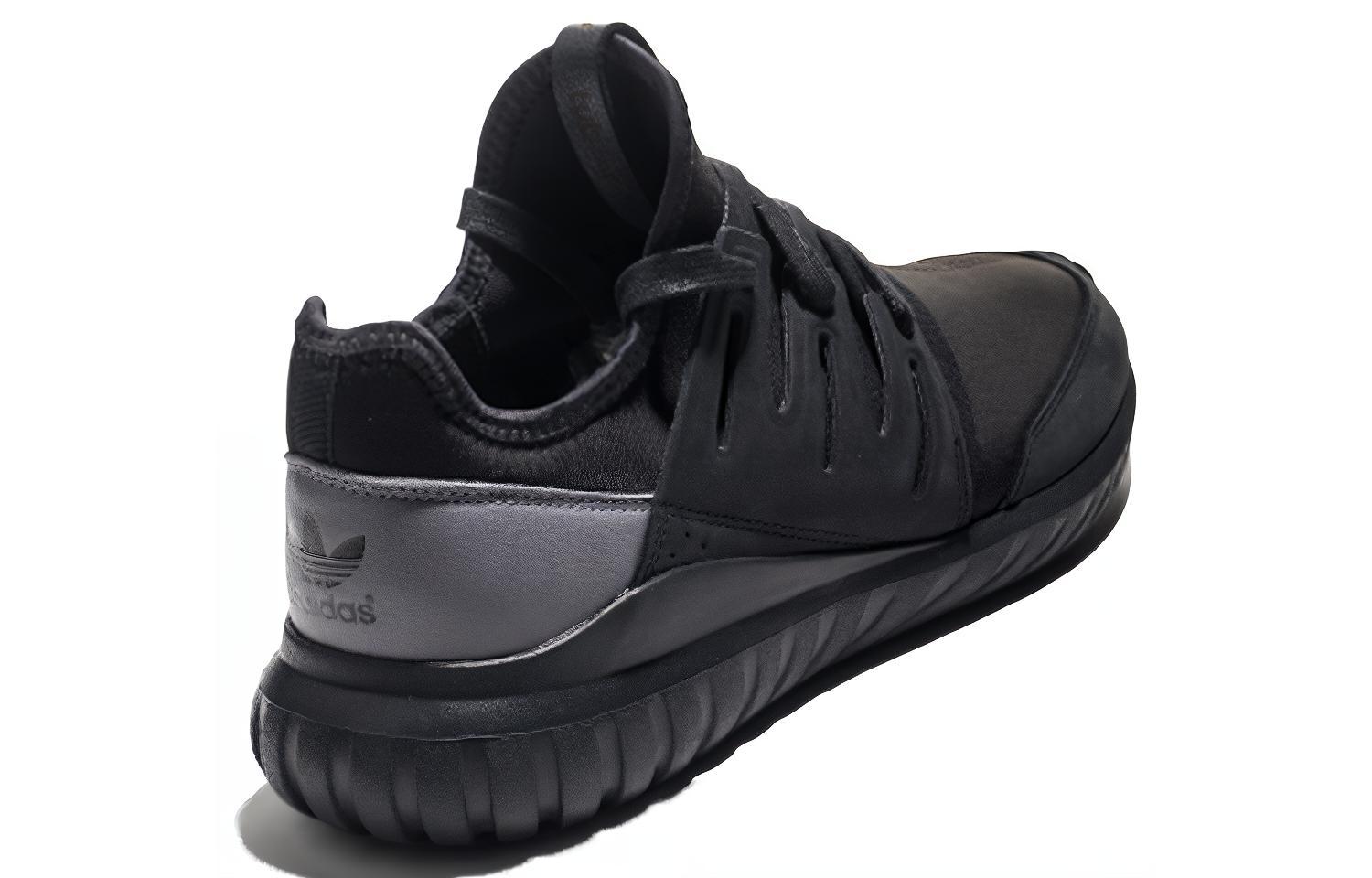 Мужские кроссовки adidas Tubular (черно-серые) — фото 4