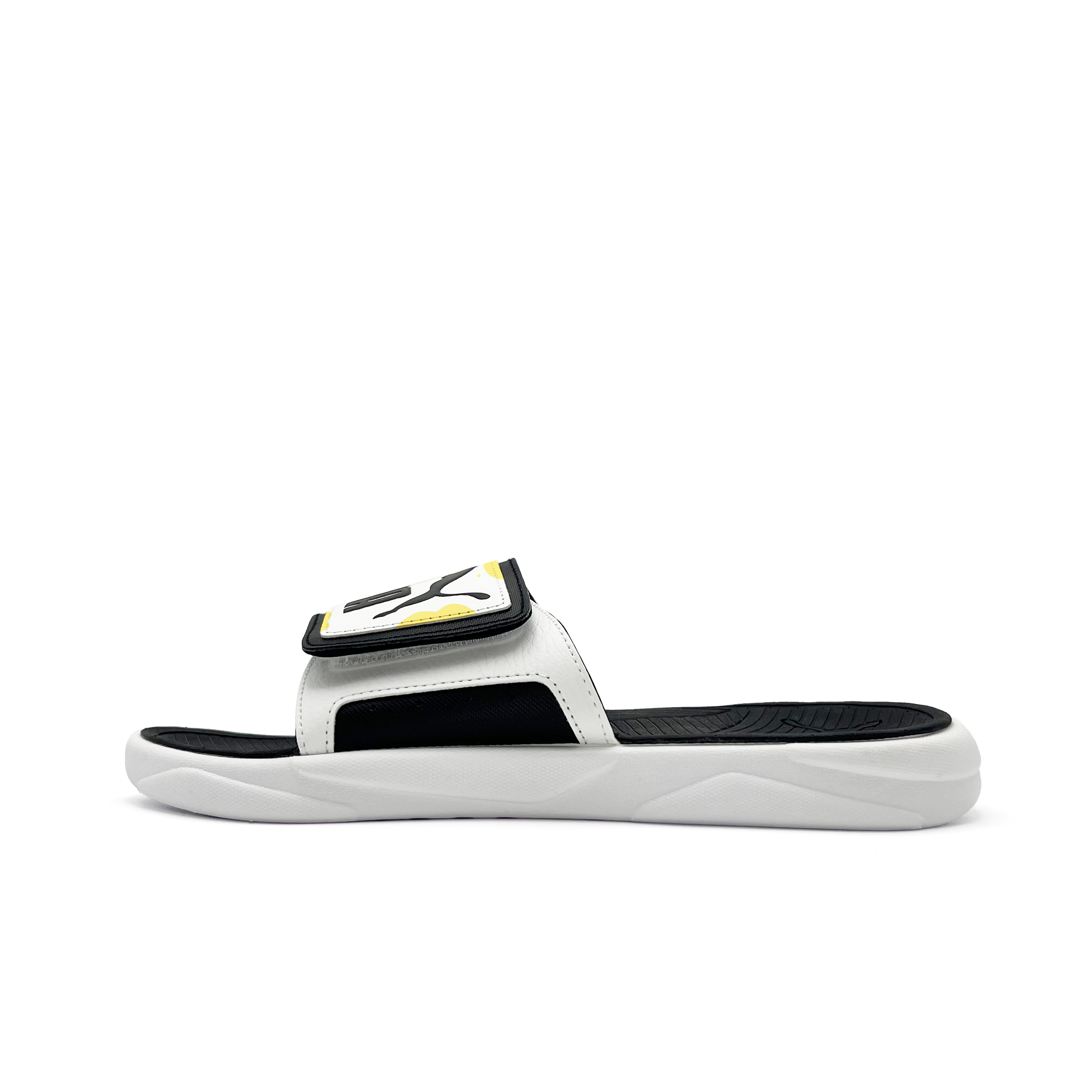 PUMA Royalcat Slip Resistant Slip Resistant Slide Slippers Men's Yellow White